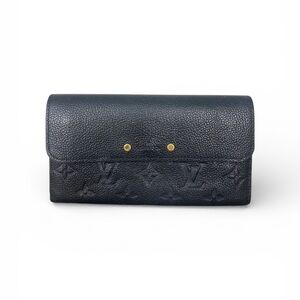Authentic Louis Vuitton Pont Neuf Wallet black gold